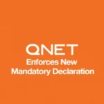 Orange background of QNET enforces new mandatory declaration