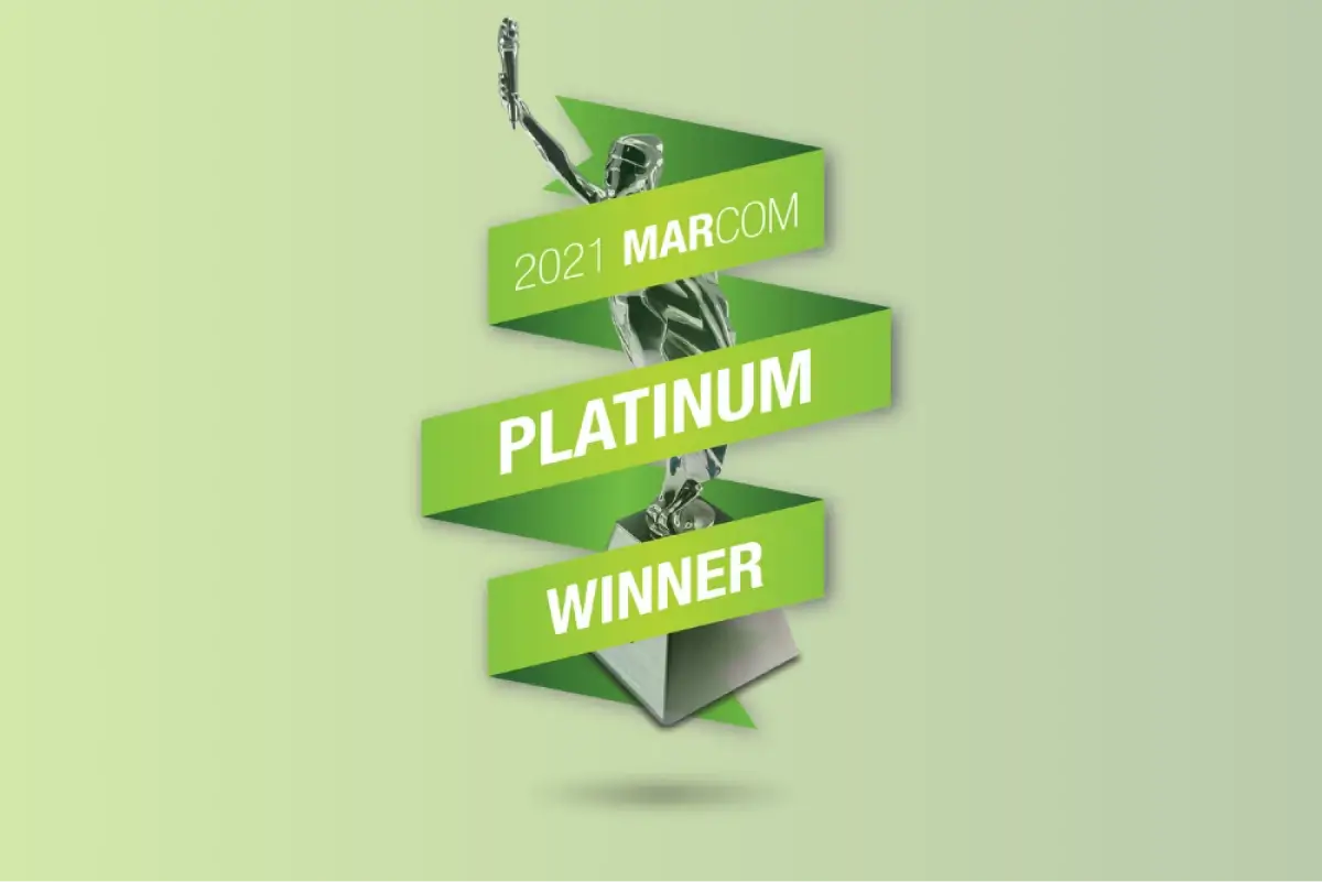 QNET 2021 marcom awards platinum