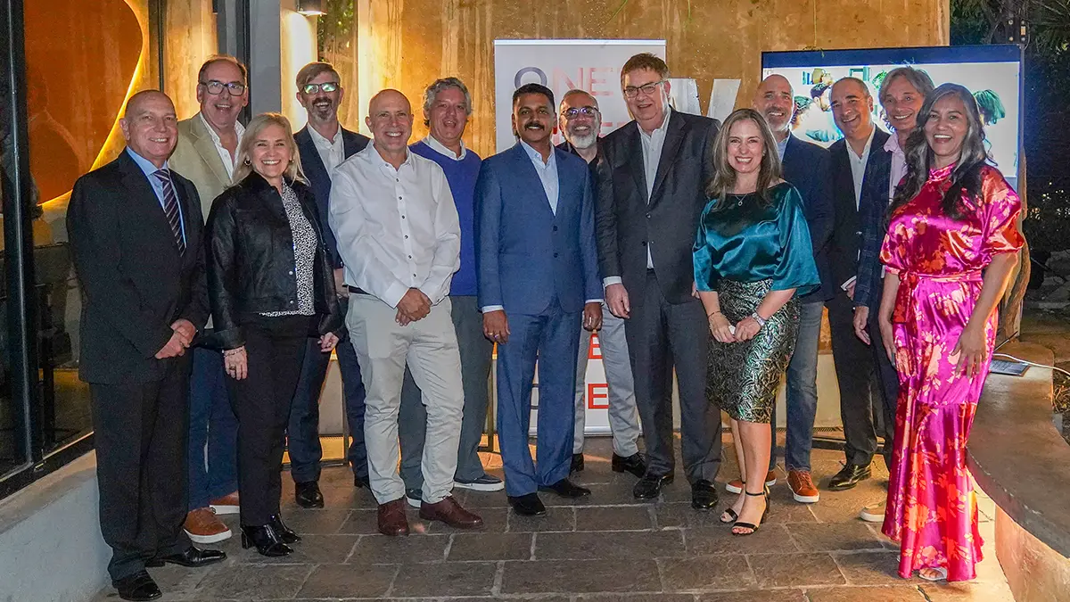 Group shot of attendees at the QNET South America soft launch