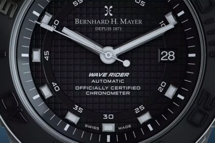 Face of the Bernhard H. Mayer Wave Rider with Automatic Watch Movement