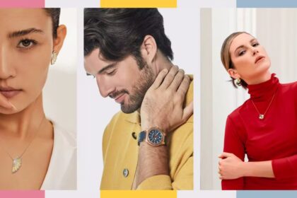 Three people showcasing their personal style with Bernhard H. Mayer jewellery