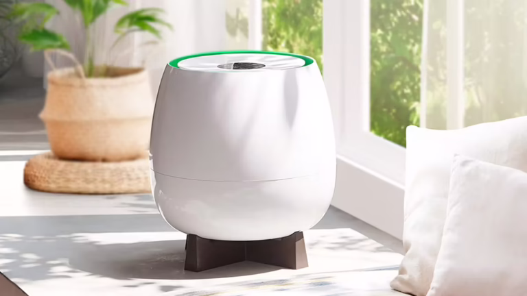 homepure zayn indoor air purifier beside a window